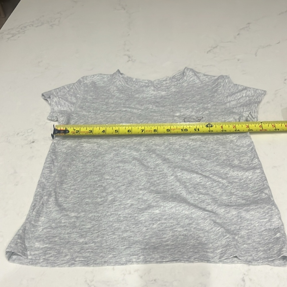 Girls Vineyard Vines Short Sleeve Gray T-shirt - Picture 7 of 8
